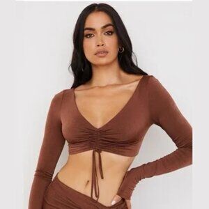 NWT House of CB Angelita Crop Top - Size Medium